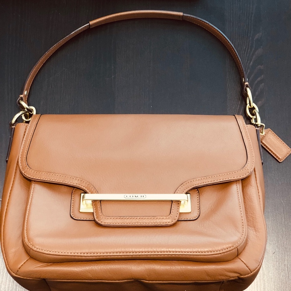 Coach Tan Shoulder bag w Crossbody Strap - Picture 8 of 13